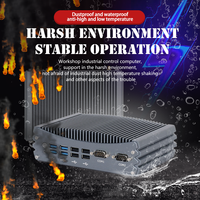 KTB 422 8U I5 I7 13e génération Ddr5 4 Ethernet Nic Mini Pcs ordinateur de bureau avec port parallèle Gpio Mini Micro Pc industriel sans ventilateur