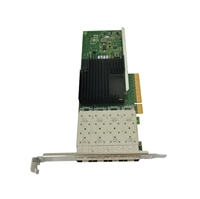 HengzhengTC HZ10X710F4 4-Port 10G SFP+ Ethernet Network Adapter Intel XL710 PCIe3.0 X8 Server NIC.