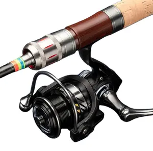 2023 nuovo stile canna da pesca e mulinello combo set completo Kit filatura mulinello da viaggio canna da pesca e mulinello Combo Set con custodia - Product Image 1