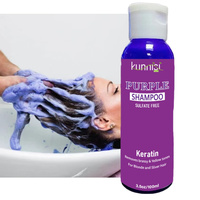 Crème violette sans alcool, formule naturelle à base de plantes 2-en-1, tonifiant capillaire, élimine les tons jaunes et brassy, pour cheveux décolorés, blond platine, gris décolorés