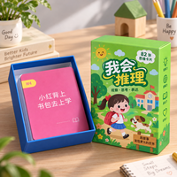 Cartes mémoire personnalisées, cartes de jeu, emballage en boîte rigide, jeu de cartes, impression personnalisée, fabricant OEM en gros