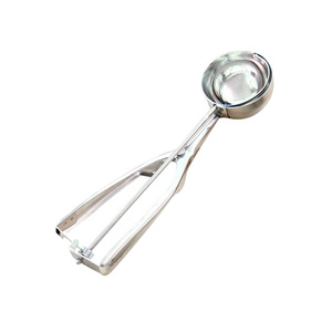 Stainless Steel Ice Cream Scoop Set Measuring Spoon Easy Release For Dessert Serving - Product Image 5