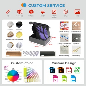 Luxury Eco-Friendly Underwear <b>Clothes</b> Packaging Mailer Boxes Custom Logo Four-Color Printing Kraft Corrugated Sponge Customized - Product Image 4