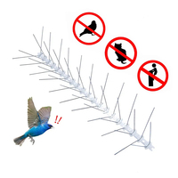 Attrape-oiseaux utilisés dans le verger Répulsif en acier inoxydable Anti-pointes d'oiseaux Produits de lutte antiparasitaire pour oiseaux