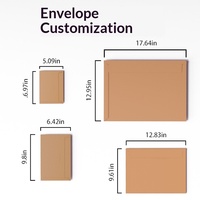 Enveloppes de Courrier Spécialisées pour Documents, Expédition Transfrontalière, Formats A3/A4/A5/A6, Auto-adhésives, Personnalisables, Vierge, Sacs avec Logo Personnalisé