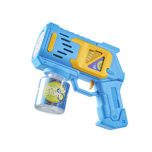 Pistola de burbujas ligera de 10 agujeros, pistola de burbujas automática de arcoíris colorido, pistolas de agua de juguete para exteriores para niños - Product Image 1