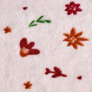 Franela Sherpa bebé manta Reversible suave Micro polar niño cama Manta con estampado de flores para niños Floral - Product Image 2