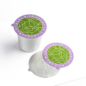 Capuchon thermoscellable en feuille d'aluminium 51 mm compatible avec les capsules K-Cup, accessoire de fermeture découpé à l'emporte-pièce - Product Image 1