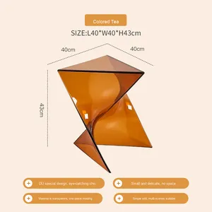 Bắc Âu tối giản sáng tạo Bàn cà phê nhỏ hiện đại Thiết kế đơn giản cho căn hộ nhỏ cho góc sofa bên Internet người nổi tiếng - Product Image 6