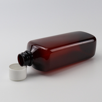 16oz 500ml Bouteille de médicament liquide ambré vide Oral Wockhardt Hi-tech Actavis Bouteille de sirop contre la toux maigre avec étiquettes de bouchon CRC