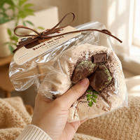 Jouet Squishy Gâteau au Chocolat Lava en Silicone Alimentaire Texture Molle Anti-Stress à Presser Cadeau - Vente Flash