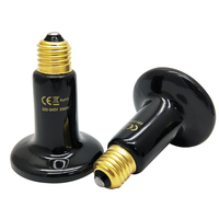 Lampe chauffante à infrarouge E27, 75W, 220V, lampe pour animaux de compagnie, offre spéciale, chauffage rapide, 75mm