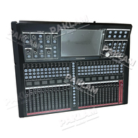 PAKLAM Audio Pro DM24 Mixeur audio numérique professionnel 24 canaux avec fader motorisé et écran TFT 7 pouces pour systèmes sonores DJ