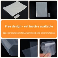 Sacs alimentaires sous vide personnalisés en PA/PE/Nylon, scellés sur trois côtés, haute barrière, pochettes transparentes en plastique pour viande, poisson et saucisses surgelés