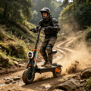 Scooter Eléctrico M2 de 72V y 5000w de Alta Velocidad (95km/h), Doble Motor, Plegable, Impermeable, con Suspensión Completa para Adultos, Ideal para Montaña, Envío Inmediato - Product Image 3