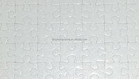 Puzzle à impression de logo personnalisé A3 A4 A5 taille miroitant paillettes puzzle en papier Sublimation vierge