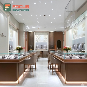 Vitrina Minimalista para Joyería en Centros Comerciales, con Marco de Madera, Mueble de Exhibición Comercial para Tiendas - Product Image 2