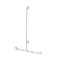Barre d'appui de douche en forme de T personnalisée YJL, barre de sécurité pour salle de bain pour personnes handicapées, personnes âgées, 800*1200mm, acier inoxydable/nylon/ABS durable