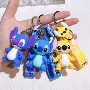 Mini Muñeco de Peluche de Anime Stitch, Nuevo Diseño, Lindo Llavero de Goma PVC, Soporte para Cordón de <span class=keywords><strong>Lilo</strong></span> y Stitch - Product Image 3