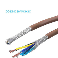 Cable cc-link para Mitsubishi 20AWGX3C (CCLINK + cable de alimentación) cable de señal de FANC-110S