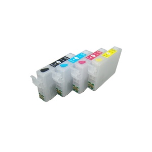 ColorTime T02W1 - T02W4 502XL Recharge Cartouche D'<span class=keywords><strong>encre</strong></span> Avec Puce Arc Pour <span class=keywords><strong>Epson</strong></span> <span class=keywords><strong>WF</strong></span>-<span class=keywords><strong>2860</strong></span> <span class=keywords><strong>WF</strong></span>-2865 XP-5100 XP-5105 <span class=keywords><strong>Imprimante</strong></span> - Product Image 1