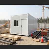 Maison pliable détachable économique de 20 pieds avec chambre et salle de bain, conteneur habitable pliable pour voitures