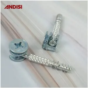 Mobilya montaj dolabı konektörü kam kilidi kd cams & dowels uydurma yıkmak 3 in 1 mini fix vida