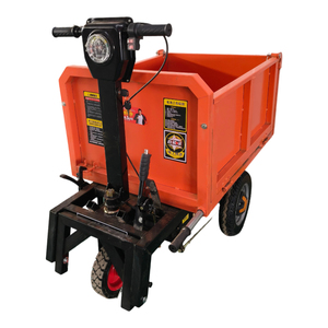 Goedkoopste hete aanbieding 3-wielige industriële kruiwagen elektrische handkar zwaar transport voor tuin & landschapsarchitectuur materiaaltransport - Product Image 3