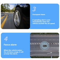 Nuevo localizador de motocicleta A18 Smart 4G Wifi GPS Tracker con BDS 7,3 cm Capacidad de alarma seguimiento en tiempo Real tarjeta SD almacenamiento de datos