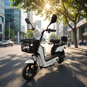 Bicicleta Urbana Nueva con Motor sin Escobillas de 3 Velocidades, Bicicleta Eléctrica con Sensor y Tecnología Digital, Batería de Plomo-Ácido - Product Image 1