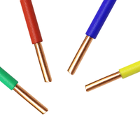 Câble de câblage fixe pour usage domestique 2,5 mm BV Modèle H05V-U 300/500V H07V-U/NYA 450/750V Cuivre massif Isolation PVC Utilisation en construction