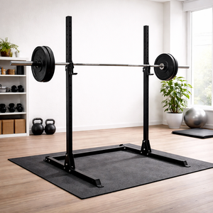 แท่นวางบาร์เบลอเนกประสงค์ระดับพรีเมียม สำหรับออกกำลังกายในร่ม พร้อมที่เก็บบาร์เบล เหมาะสำหรับการฝึกเพาะกาย - Product Image 3