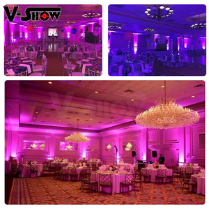 VSHOW WBRF0606 10pz con custodia, Faro LED Wireless DMX con Telecomando WiFi a Batteria, 6x18w RGBWAUV LED Dj Freedom Par per Palcoscenico e Matrimoni - Product Image 5
