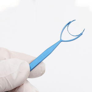 Thornton Fixatie Ring voor Keratoplastie Hoornvlies Transplantatie Herbruikbare Fijne Fixatie Ring Draaibare Kop Ring <span class=keywords><strong>Fixator</strong></span> Haak - Product Image 6