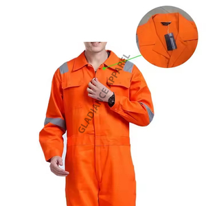 Combinaison de travail unisexe respirante haute visibilité pour usage industriel Uniforme de construction et d'électricien en polyester - Product Image 4