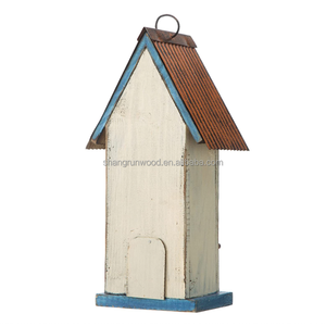 Fabrikant Groothandel Klassieke Outdoor Accent Weerbestendige Klassieke Houten Nestkast Hoge Kwaliteit Houten Vogelhuisje - Product Image 2