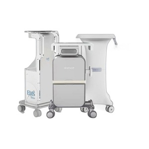 Newface Salon <b>Trolley</b> TC1 Universal Wheel Easy Moving <b>Plastic</b> Minimalist Design Gray White Blue White - Product Image 1