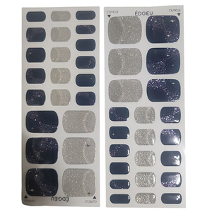 Pegatinas de Uñas Semi-Curadas Edgeu, Gel UV de Uretano, No Tóxicas, Libres de BPA, en Cartón, con Logotipo Personalizado, OEM, ODM - Product Image 1
