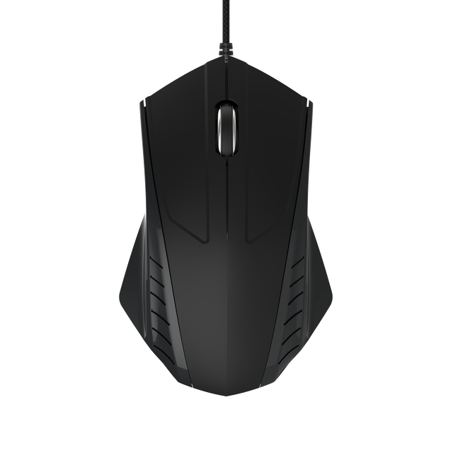 AIKUN KM27 Office Home Wired Optical Mouse for Big Hand-3 Buttons-1200DPI-USB Cable-Plug and Play