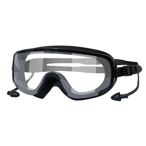 Anti-buée Anti-UV Sport Piscine Lunettes Adulte Large Vision Natation Plongée Lunettes Lunettes De Natation avec Surf Bouchons D'oreille - Product Image 1