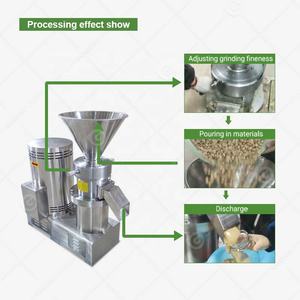 Pièces de moulin colloïdal Processus de mélangeur de <span class=keywords><strong>beurre</strong></span> de noix Utilisé Pâte de sésame super fine d'arachide Tahini Making Machine - Product Image 3