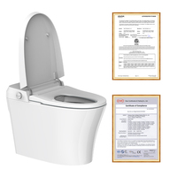 TA-766DF TEJJER Luxe Blanc Intelligent Céramique Rinçage Automatique Électronique Une Pièce Smart Toilette Intelligente