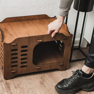 Maison intérieure moderne et écologique ODM OEM pour animaux de compagnie Maison pour chat en bois personnalisable avec mobilier amovible et lavable pour petits et gros chats - Product Image 6