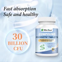 Winstown Compound Probiotics Comprimés Lactase Digestive Healthcare Supplément pour Adultes Pas pour Femmes Enceintes
