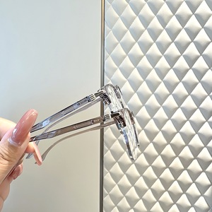 กรอบแว่นตาทรงสี่เหลี่ยมผืนผ้าสำหรับผู้ชาย ดีไซน์ทันสมัย ผลิตจากโลหะผสม ป้องกันรังสียูวี 51% แบบเต็มกรอบ ผลิตที่ตานหยาง หมายเลขสินค้า 58062 - Product Image 2