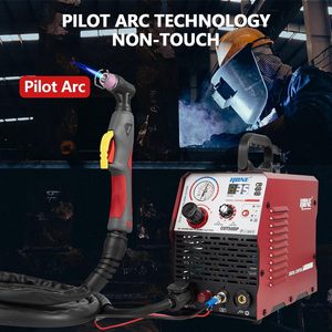 Découpeur <span class=keywords><strong>plasma</strong></span> à arc pilote sans contact HONE 110V/220V 50A avec une profondeur de coupe maximale de 20 mm, soudage numérique IGBT 2T/4T - Product Image 1