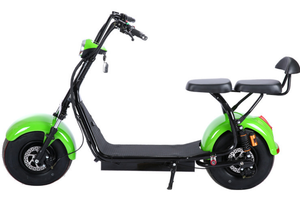 Scooter électrique à pédales <span class=keywords><strong>Leon</strong></span> 1000W Citycoco 2 roues grande moto vitesse unique 60V cadre en acier scooter électrique Tube batterie - Product Image 4