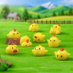weij Landscape Adorable poussin coquin Mengli, accessoires de décoration de <span class=keywords><strong>jardin</strong></span> DIY, mini ornement de bureau - Product Image 1