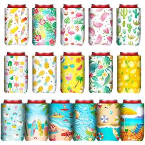 Fundas delgadas para latas altas de 12 oz, ideales para sublimación, para botellas de cerveza de espuma, lisas, en blanco, para vinilo. - Product Image 5