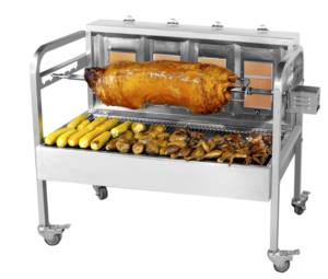 Vendita calda macchina arrosto sputo BBQ maiale torrefazione in acciaio inox girarrosto motore <span class=keywords><strong>per</strong></span> torrefazione all'aperto e al coperto - Product Image 3